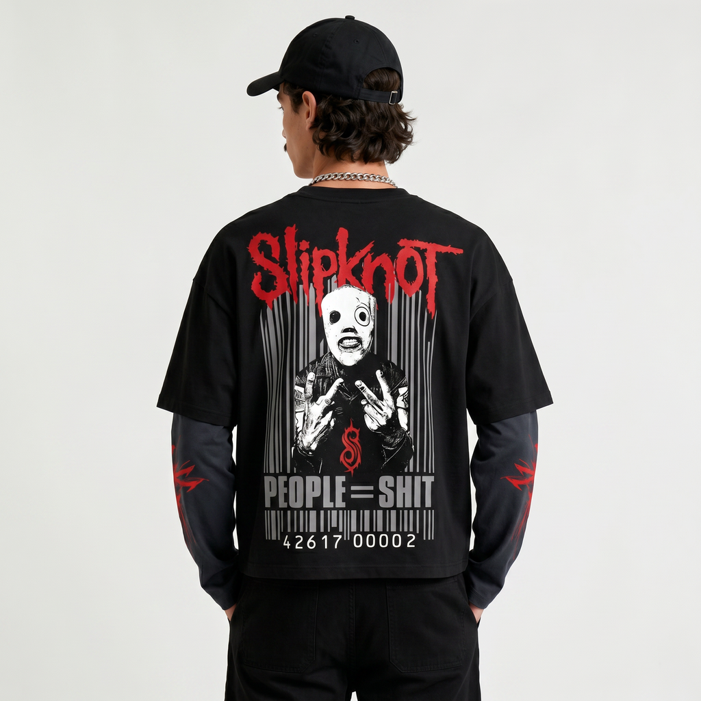 Slipknot – Barcode Carnage Oversized T-Shirt