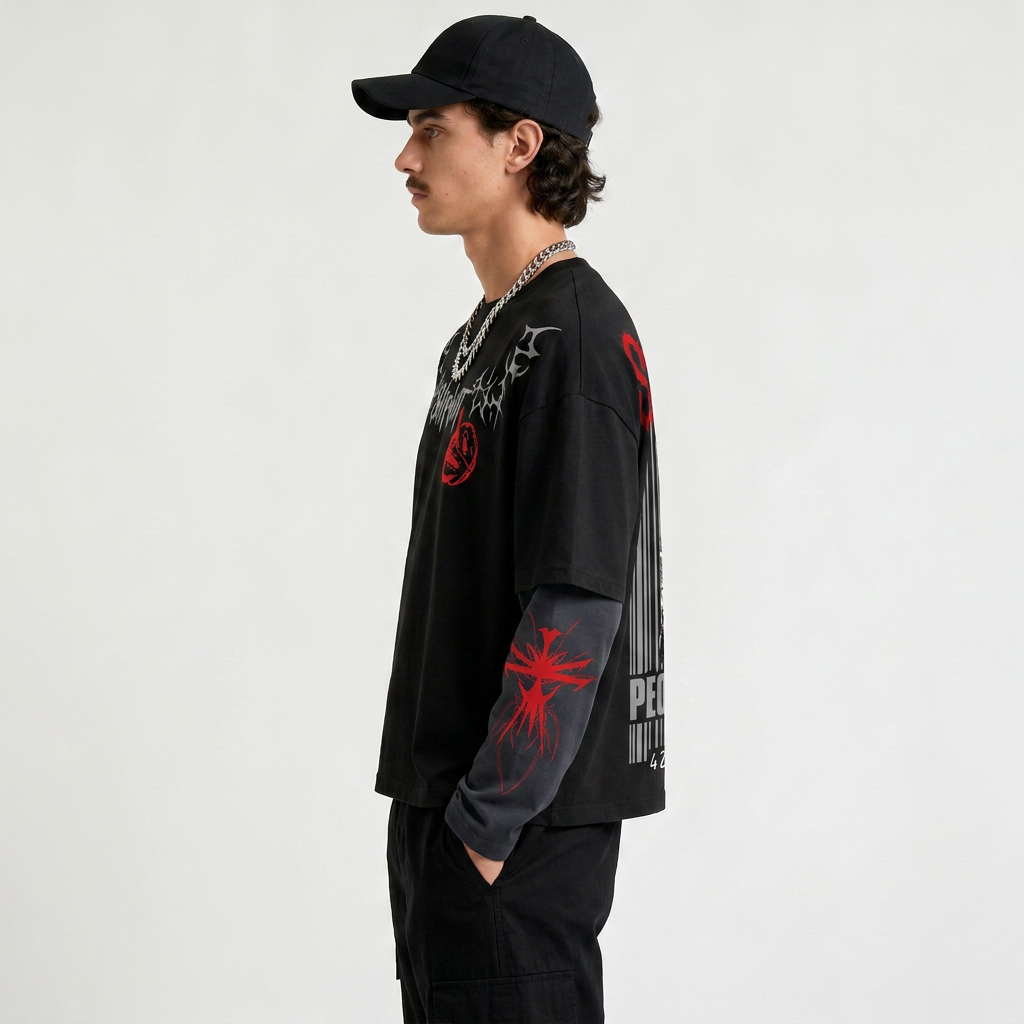 Slipknot – Barcode Carnage Oversized T-Shirt